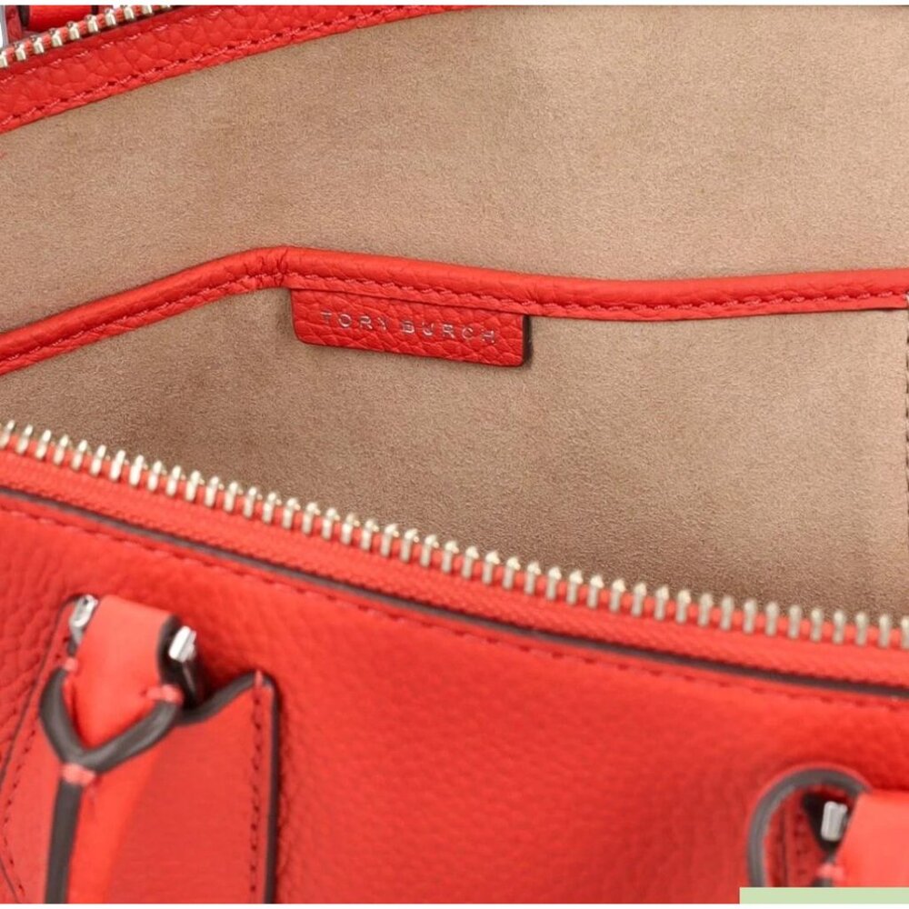 NEW WITH TAGS!!! TORY BURCH POPPY RED SWING SATCHEL HANDBAG - Picture 8 of 8